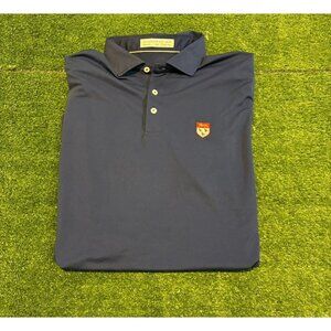 Holderness & Bourne polo mens 2XL blue breathable lightweight performance 10